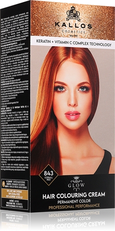 Kallos Glow Lasting Cream Colour Permanent-Haarfarbe