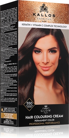Kallos Glow Lasting Cream Colour Permanent-Haarfarbe