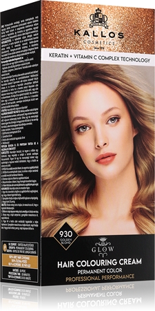 Kallos Glow Lasting Cream Colour cor para cabelo permanente