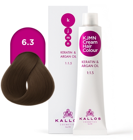 Kallos KJMN Professional Cream Hair Colour Keratin & Argan Oil Hair Color with keratin and argan oil