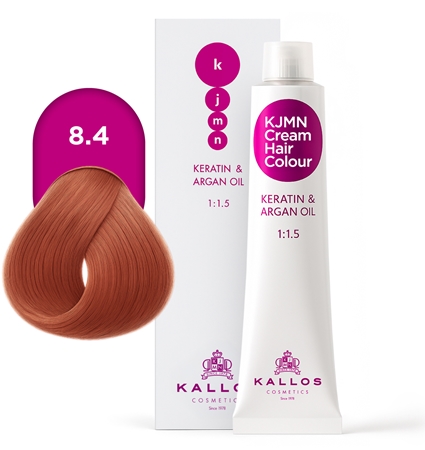Kallos KJMN Professional Cream Hair Colour Keratin & Argan Oil Hair Color with keratin and argan oil