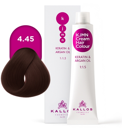 Kallos KJMN Professional Cream Hair Colour Keratin & Argan Oil Hair Color with keratin and argan oil