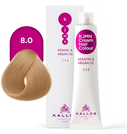 Kallos KJMN Professional Cream Hair Colour Keratin & Argan Oil Hair Color with keratin and argan oil