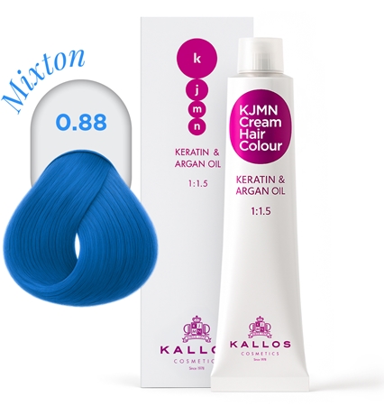 Kallos KJMN Professional Cream Hair Colour Keratin & Argan Oil Hair Color with keratin and argan oil