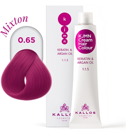 Kallos KJMN Professional Cream Hair Colour Keratin & Argan Oil Hair Color with keratin and argan oil