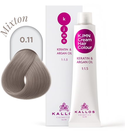 Kallos KJMN Professional Cream Hair Colour Keratin & Argan Oil Hair Color with keratin and argan oil