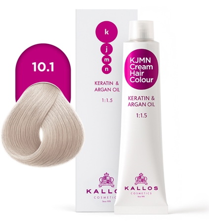 Kallos KJMN Professional Cream Hair Colour Keratin & Argan Oil Hair Color with keratin and argan oil