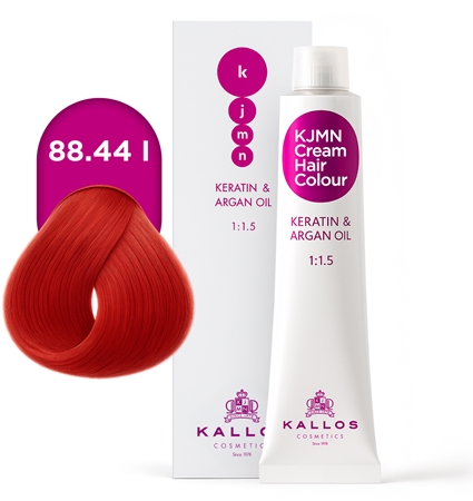 Kallos KJMN Professional Cream Hair Colour Keratin & Argan Oil Hair Color with keratin and argan oil