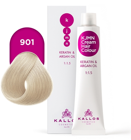 Kallos KJMN Professional Cream Hair Colour Keratin & Argan Oil boja za kosu