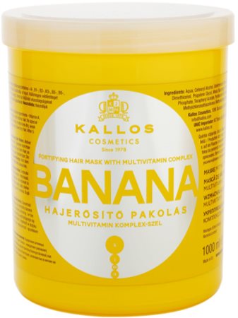 Kallos Banana erősítő maszk multivitamin komplexszel