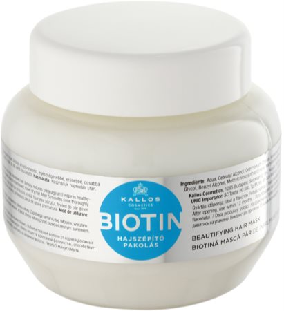 Kallos Biotin maska za tanke, šibke in lomljive lase