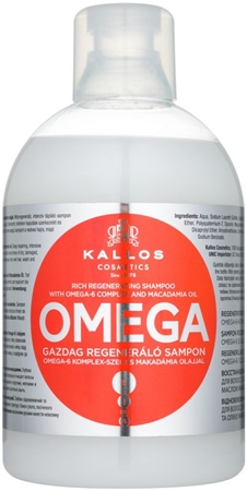 Kallos Omega regeneracijski šampon z omega-6 kompleksom in makadamijevim oljem