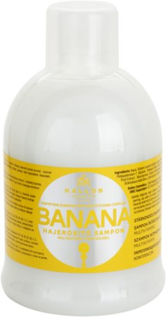 Kallos Banana šampon za okrepitev las z multivitaminskim kompleksom