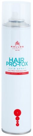 Kallos Hair Pro-Tox lak za suhe in poškodovane lase