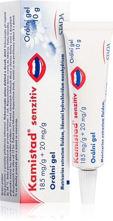 Kamistad Kamistad Senzitiv 185mg/g+20mg/g orální gel na dásně a pokožku dutiny ústní