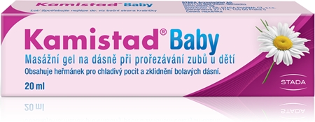 Kamistad Baby охлаждающий массажный гель заживляющая паста для поврежденных десен