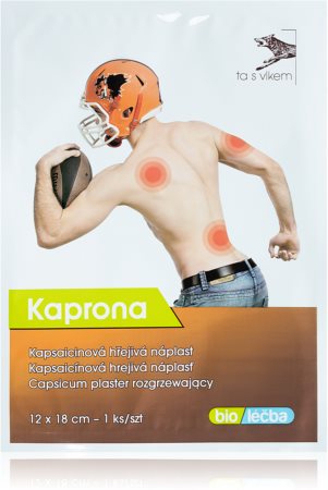 KAPRONA Capsaicin patch warming plaster rozgrzewający do mięśni i stawów
