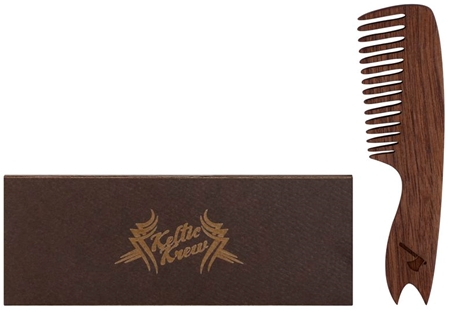 Keltic Krew Accessories Natur-Bartkamm klein