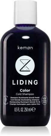 Kemon Liding Color Cold Shampoo champú para neutralizar el tono amarillo