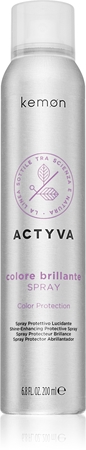 Kemon Actyva Colore Brillante heat protection spray for use with flat ...