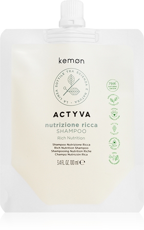 Kemon Actyva Nutrizone Ricca подхранващ шампоан За коса