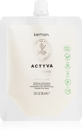 Kemon Actyva Equilibrio tiefreinigendes Shampoo für fettige Haare und Kopfhaut