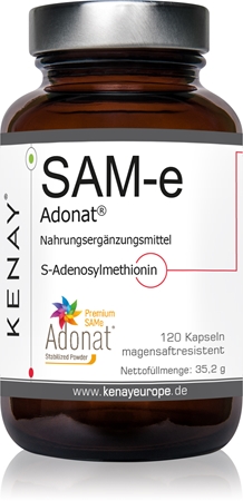 Kenay SAM-e S-Adenosyl-L-Methionine ADONAT® Kapseln zur Unterstützung der Lebergesundheit