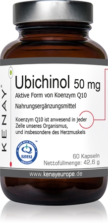 Kenay Ubichinol - Koenzym Q10 50 mg Kapseln zur Unterstützung des Energiestoffwechsels