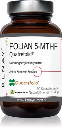 Kenay FOLIAN 5-MTHF Quatrefolic Kapseln zur Unterstützung der Blutbildung