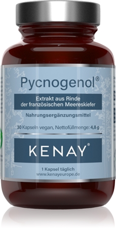 Kenay Pycnogenol® French marine pine bark Kapseln für Ihr Wohlbefinden