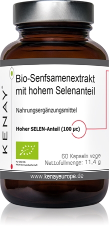 Kenay Organic selenium 100 mcg BIO Kapseln schöne Haare, Nägel und Haut