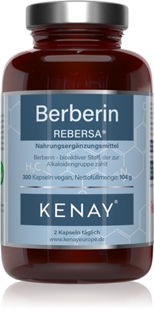 Kenay Berberine Rebersa® Kapseln zur Aufrechterhaltung eines normalen Blutzuckerspiegels