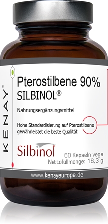 Kenay Pterostilbene 90% SILBINOL Kapseln mit antioxidativer Wirkung