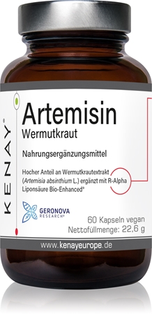Kenay Artemisin Wernutkraut Kapseln zur Unterstützung der Verdauung und des hormonellen Gleichgewichts