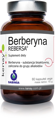 Kenay Berberine Rebersa® kapsułki do utrzymania prawidłowego stężenia cukru we krwi