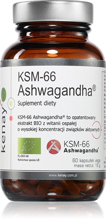 Kenay Ashwagandha KSM-66 kapsułki do wspierania równowagi psychicznej