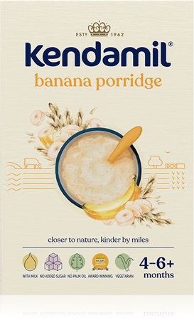 Kendamil Banana Porridge mléčná kaše s banánem