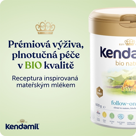 Kendamil BIO Nature 2 HMO+ pokračovací mléčná kojenecká výživa