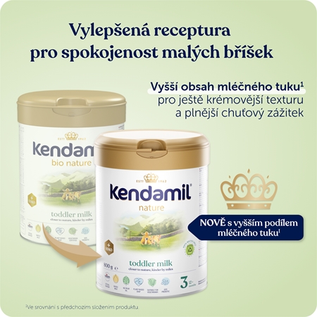 Kendamil Nature 3 HMO+ batolecí mléko