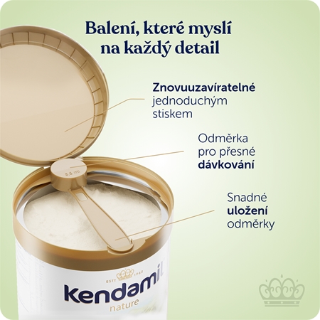 Kendamil Nature 3 HMO+ batolecí mléko