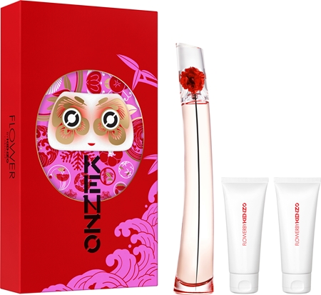 Kenzo flower outlet rojo naranja