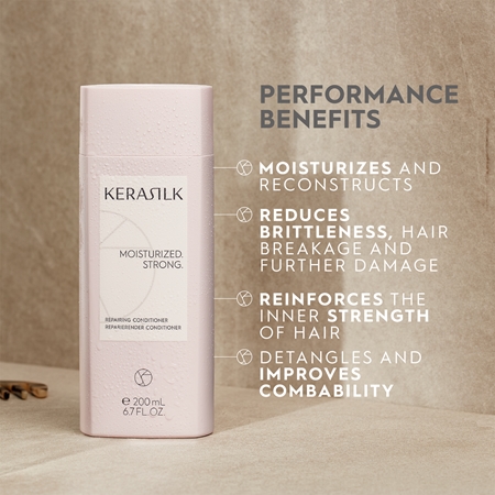KERASILK Essentials Repairing Conditioner balsamo idratante per capelli rovinati e secchi