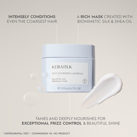 KERASILK Specialists Smoothing Mask silottava naamio ravitseva vaikutus