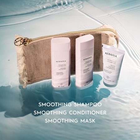 KERASILK Essentials Smoothing Set utazási készlet hajegyenesítésre