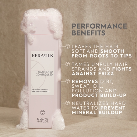KERASILK Essentials Smoothing Shampoo Shampoo til kruset og uregerligt hår