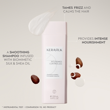 KERASILK Essentials Smoothing Shampoo Shampoo til kruset og uregerligt hår