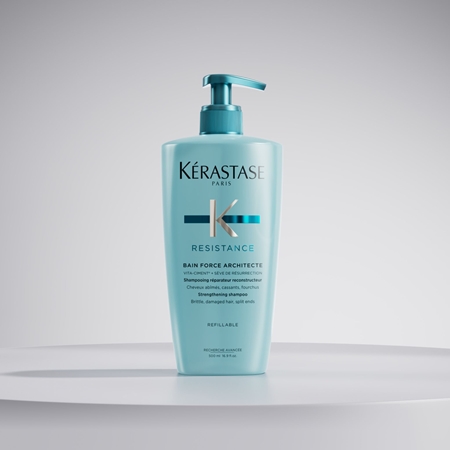 Kérastase Résistance Bain Force Architecte champú fortificante para cabello debilitado y ligeramente dañado