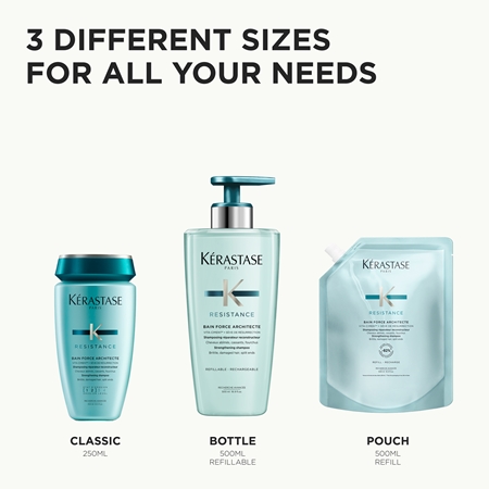 Kérastase Résistance Bain Force Architecte Fortifying Shampoo for Weak and Lightly Damaged Hair