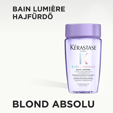 Kérastase Blond Absolu Bain Lumière samponfürdő szőkített vagy melírozott hajra