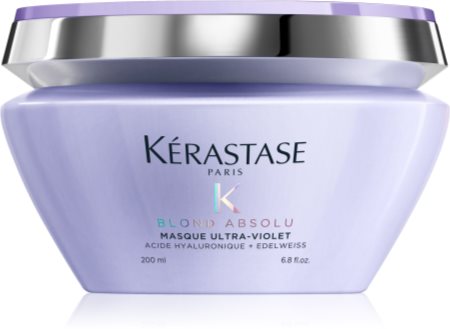 Kérastase Blond Absolu Masque Ultra-Violet περιποίηση σε βάθος για ξανοιγμένα μαλλιά ή ξανθά μαλλιά με ανταύγειες